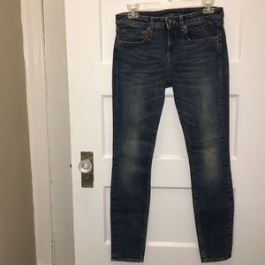 R13 NWT Lost & Found Skinny denim